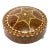 Persian Box Khatam Kari Footed Wooden Round Jewelry Vanity Trinket Moorish Box For Sale