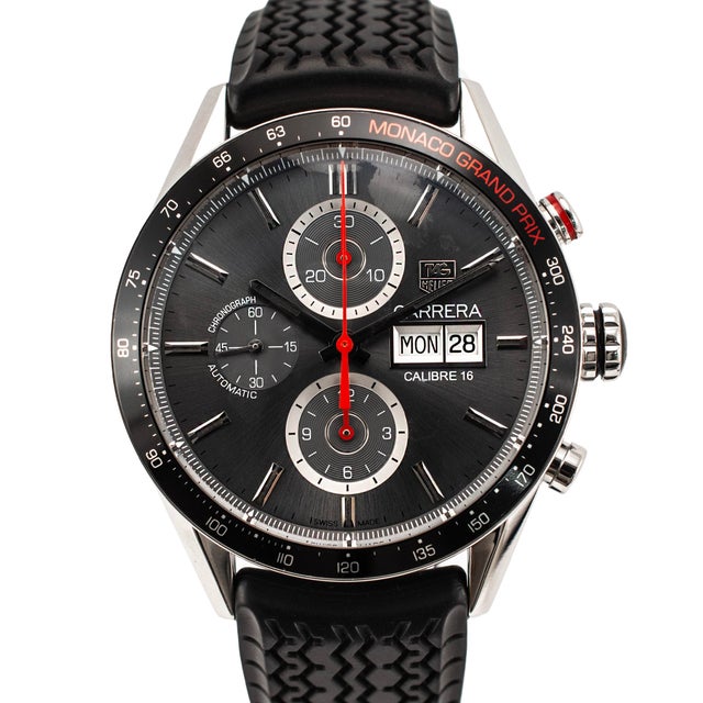 Brand: Tag Heuer Gender: Men's Metal Type: Stainless Steel Length: 7.25 inches Diameter: 43.00 mm Weight: 141.79 grams TAG...
