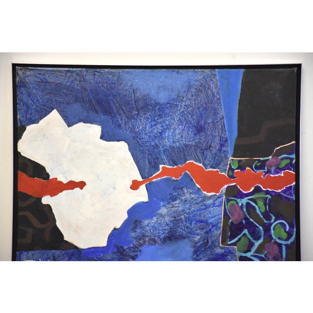 Abstract Oil on Canvas Painting by Gerhard Van De Rhoer Titled “The Enigma of Creation” For Sale - Image 3 of 6