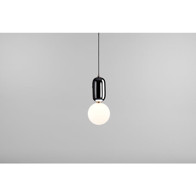 Black Aballs T Gr Pendant Lamp by Parachilna For Sale - Image 4 of 8