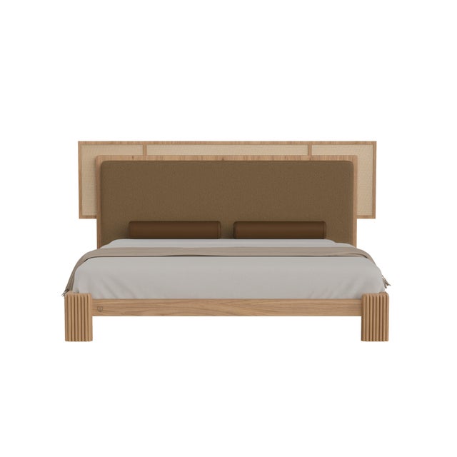 Brown Forbes Bed by Wood Tailors Club For Sale - Image 8 of 10