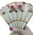 1950s Museum-Quality 1950s Lefton China "Lady's Hand" Set - Large Fan Dish & Bud Vase For Sale - Image 5 of 14
