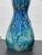 1960s 1960s Mid Century Blue Ceramic Lamps- A Pair For Sale - Image 5 of 8
