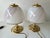 Pair of Mushroom Lamps Brass and Murano Glass by F. Fabbian, Italy, 1970s For Sale - Image 9 of 12