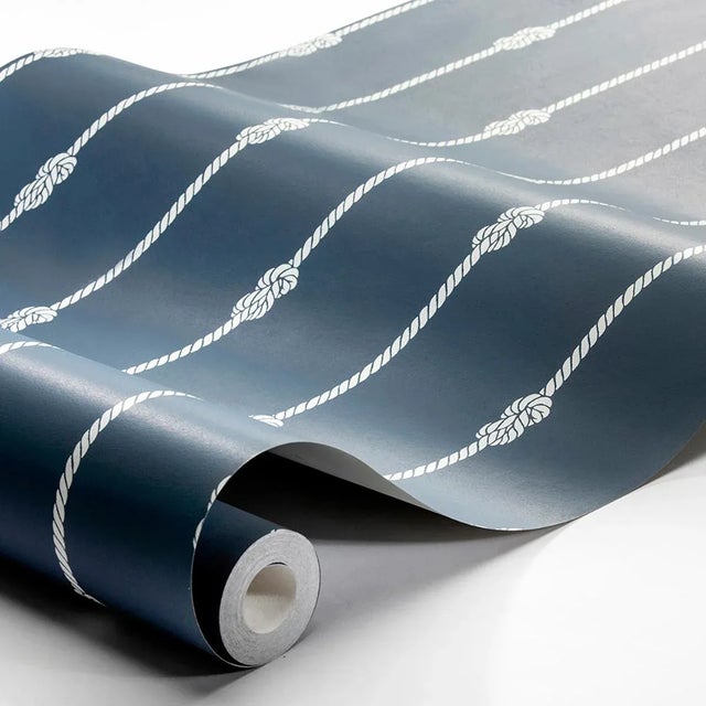 Knot Stripe is a simple yet striking riff on nautical motifs, and adds a whimsical but structured note to a scheme. This...