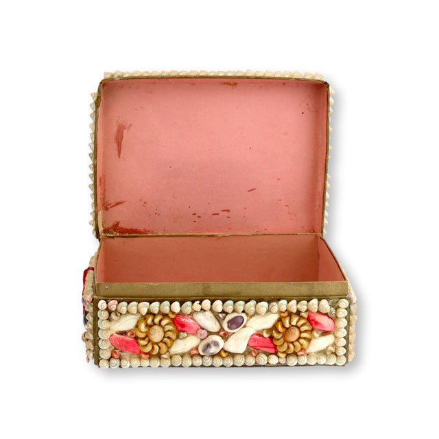 French French Seaside Souvenir Shell Box For Sale - Image 3 of 7