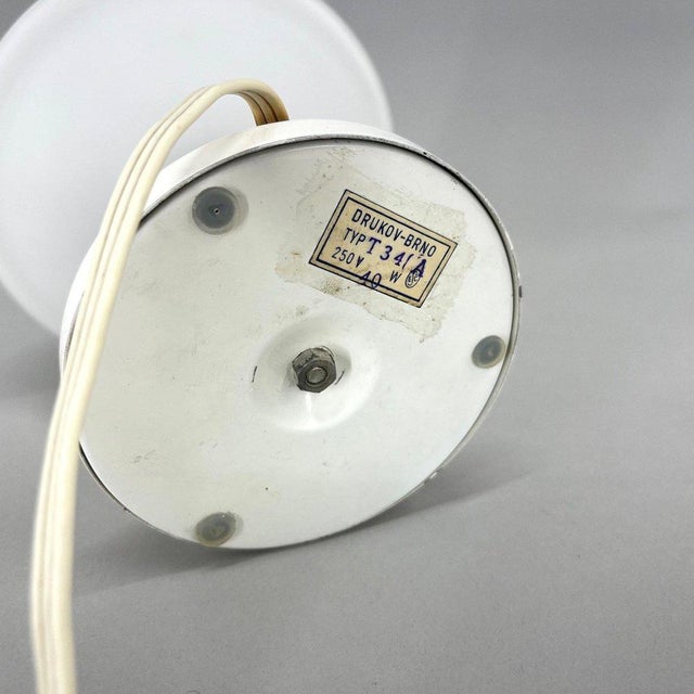Table Lamp attributed to Drukov, Czechoslovakia, 1970s For Sale - Image 4 of 10