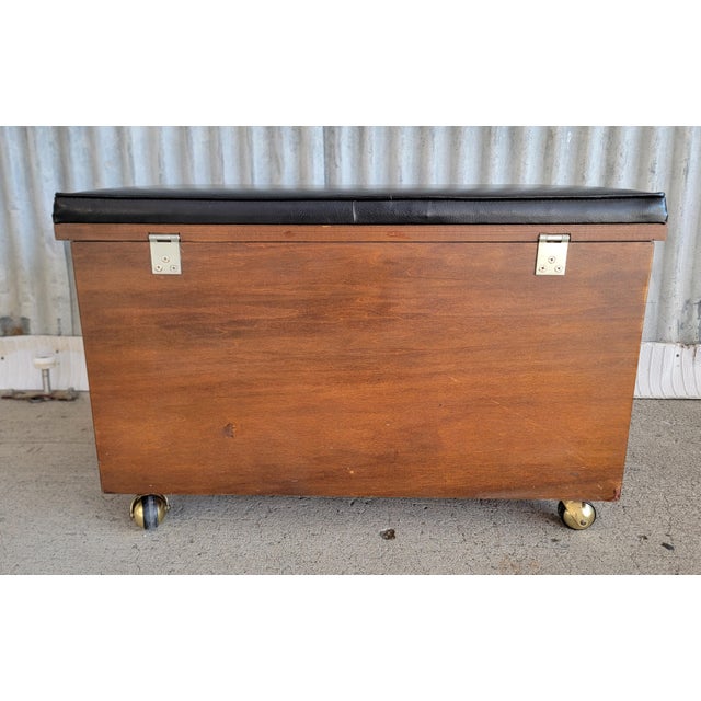 Lane Furniture Bench / Trunk / Record Cabinet For Sale - Image 15 of 16