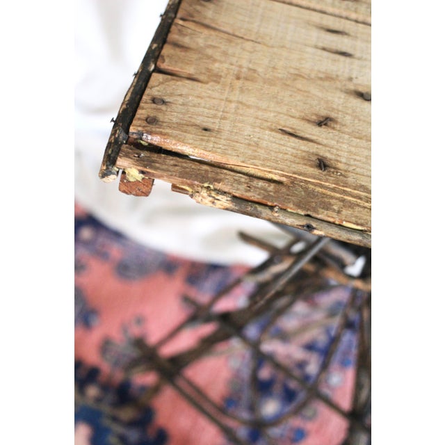 Antique Looped Branch Adirondack Twig Table For Sale - Image 11 of 14