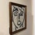 Pablo Picasso 1970s Peter Keil Original Black & White Abstract Portrait Painting, Framed For Sale - Image 4 of 10