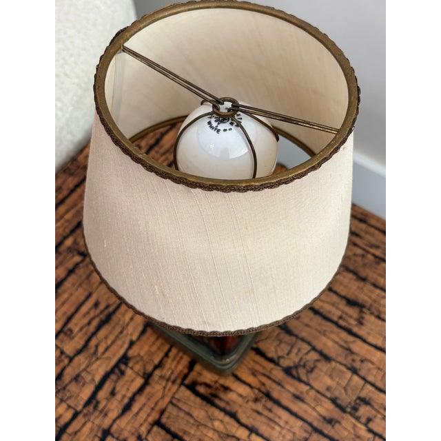 1960s Frederick Cooper Style Petite Tea Canister Lamp For Sale - Image 6 of 11
