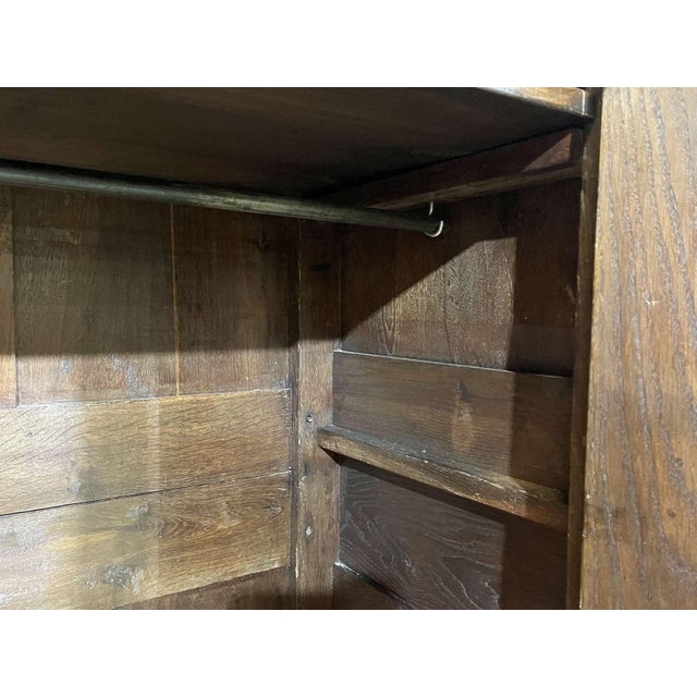 Antique Empire Style Oak Wardrobe, 1800s For Sale - Image 5 of 18