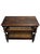 Wood Vintage Baker Milling Road British Colonial Style Three-Tier Stand With Cane Shelves For Sale - Image 7 of 12