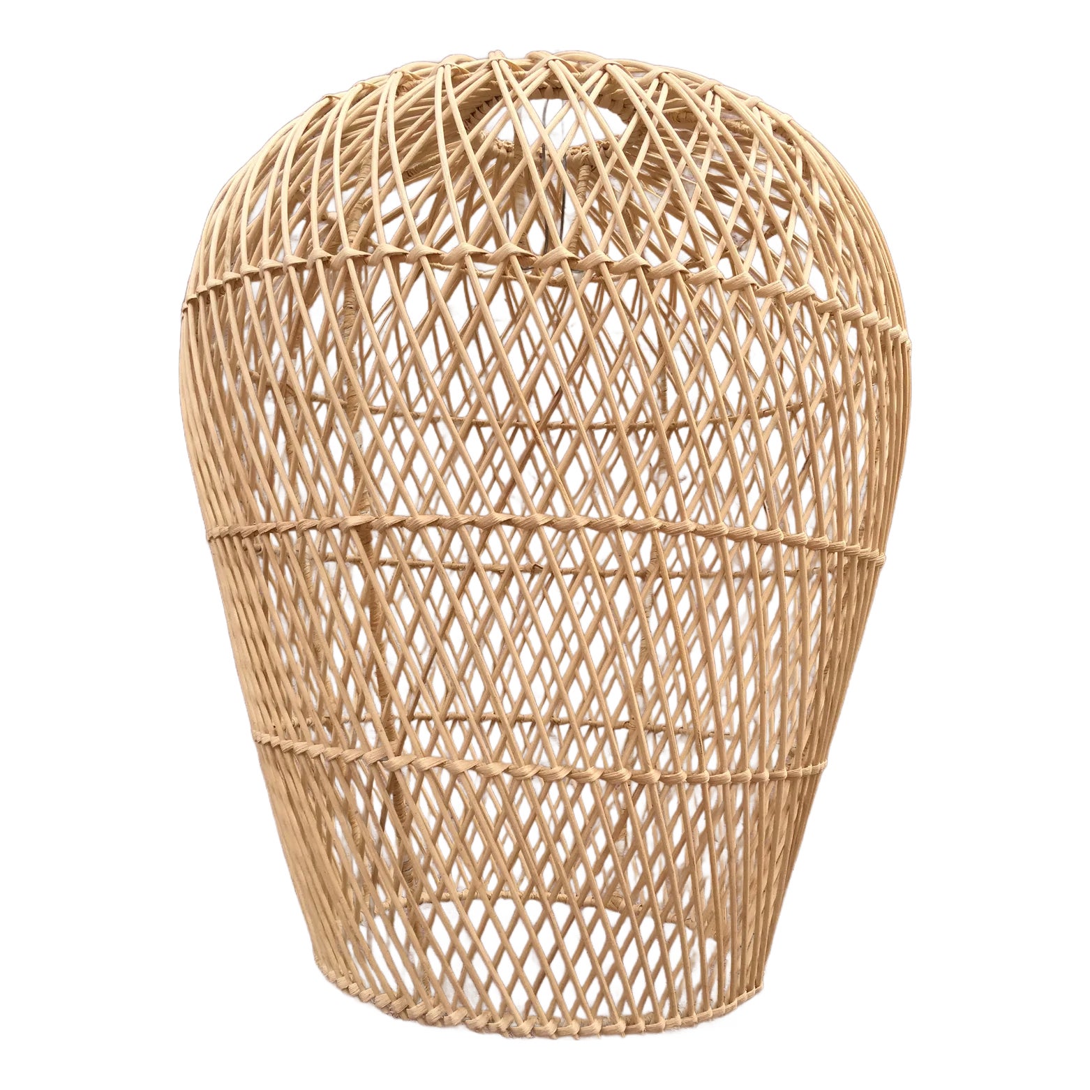 XXL Rattan Pendant Light Natural Rattan | Chairish
