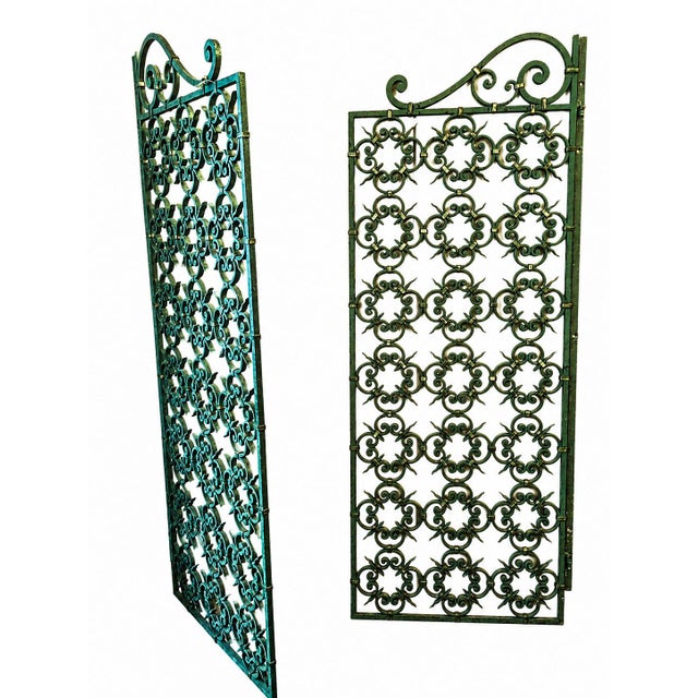 Vintage Interior Grilles in Wrought Iron, 1950s For Sale - Image 3 of 12