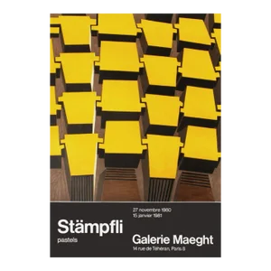 1980 Peter Stämpfli Maeght Gallery Poster