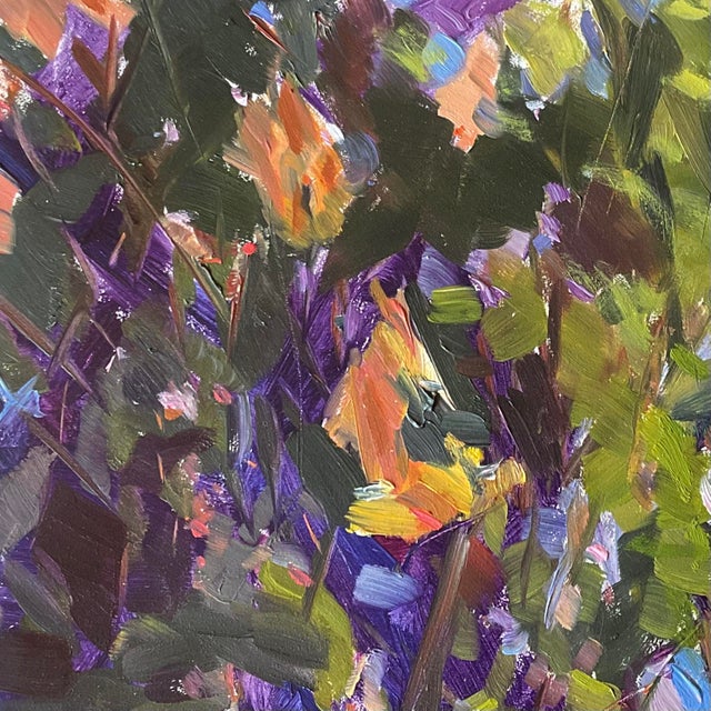 Floral Oil Painting Bold For Sale - Image 4 of 6
