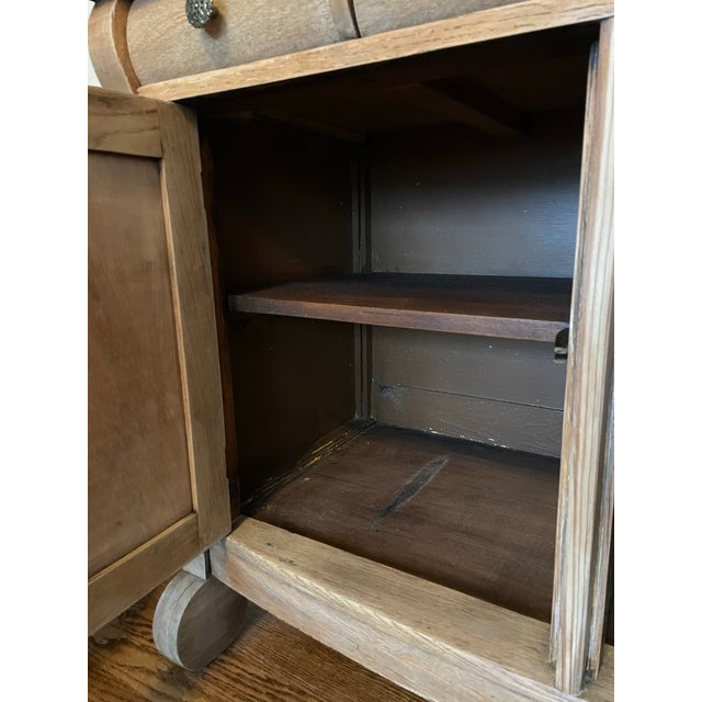 1970s Vintage Oak Sideboard For Sale - Image 9 of 12