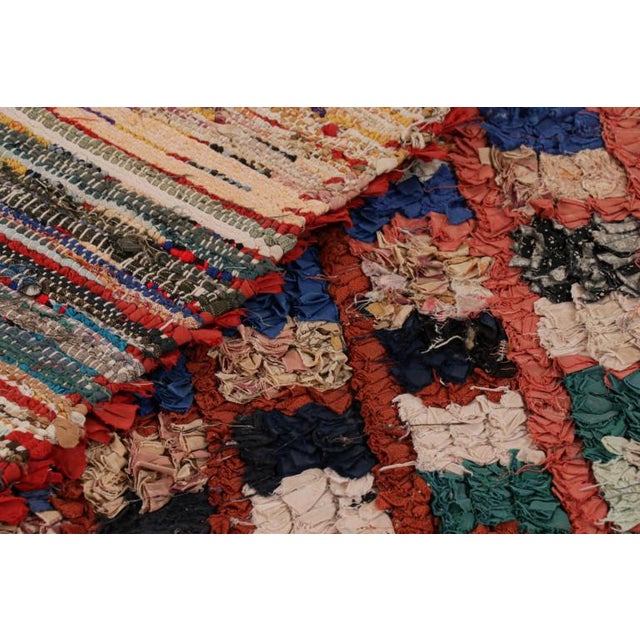 Textile Vintage Moroccan Runner With Polychromatic Geometric Patterns, From Rug & Kilim For Sale - Image 7 of 7