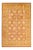 Mogul Collection Hand-Knotted Area Rug - Orange 6' 2" x 9' 3" For Sale