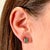 Natural Emerald Stud Earrings 14k White Gold 1.25 Cts Certified For Sale In New York - Image 6 of 8