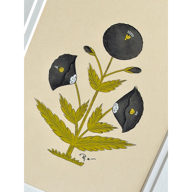 This beautiful black and green motif painting draws inspiration from the iconic designs of Jaipur, India, seen gracing the...
