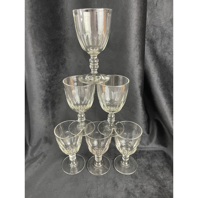 Baccarat Médicis Glasses, Late 19th Century, Set of 6 For Sale - Image 17 of 17