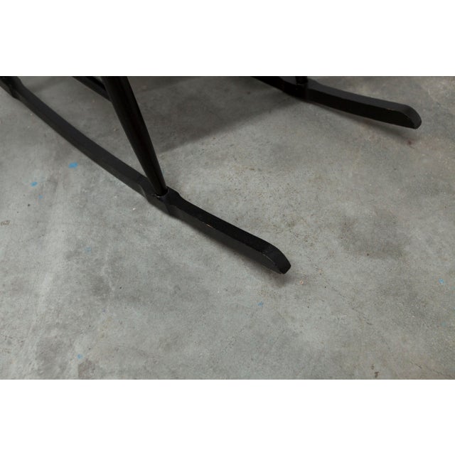 Black Scandinavian Rocking Chair in the style of Tapiovaara, 1960s For Sale - Image 8 of 18