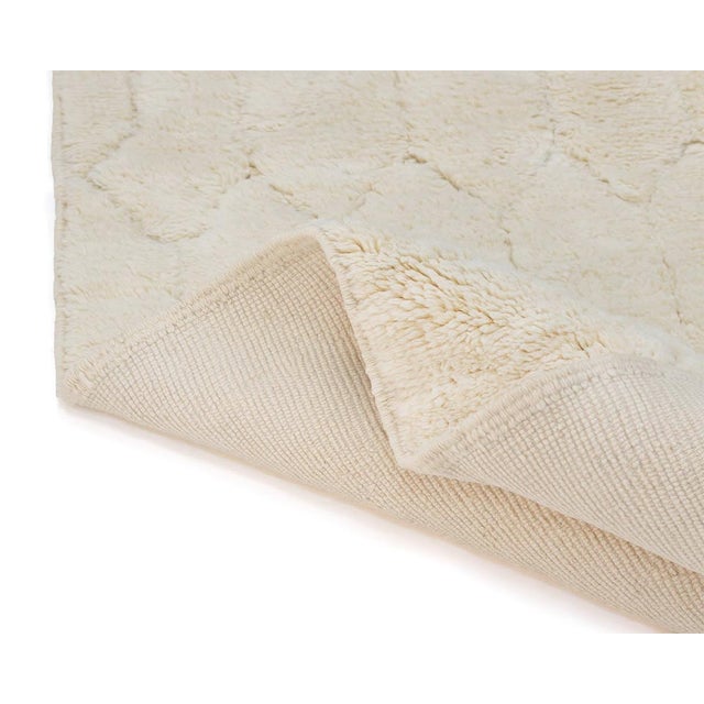 Textile Hand-Knotted Wool Rug by Azele Studio For Sale - Image 7 of 9