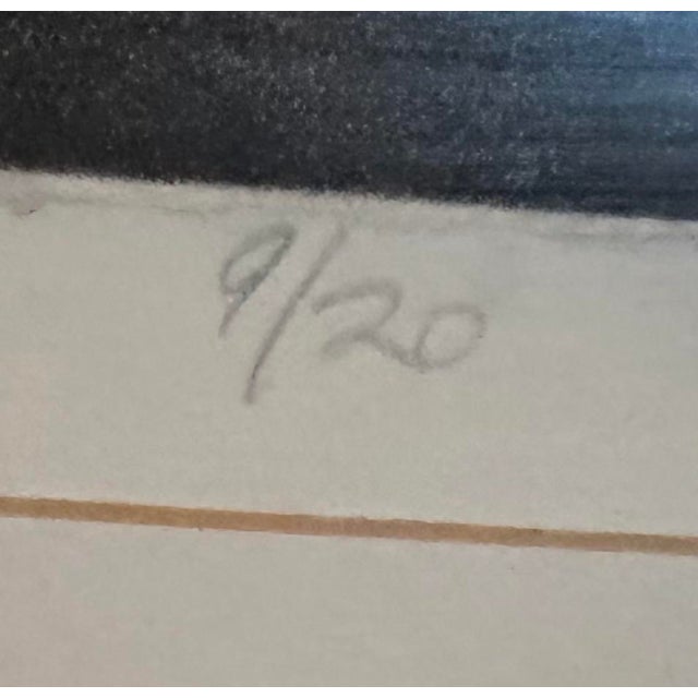 1980s Carol Kaeser Taylor Original Signed "Shadows" Etching Print 9/20 For Sale - Image 4 of 9