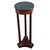 Traditional Late 20th Century Bombay Co. Regency Style Mahogany Pedestal Stand Green Marble Top For Sale - Image 3 of 11