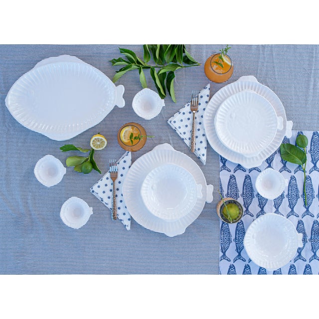 Italian VIETRI Pesce Serena Round Platter For Sale - Image 3 of 5