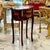 French Style Hand-Painted Accent Table With 2 Drawers & Gilded Brass Hardware For Sale In Miami - Image 6 of 9