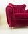 Armchairs in Burgundy Velvet, 1940, Set of 2 For Sale - Image 5 of 10