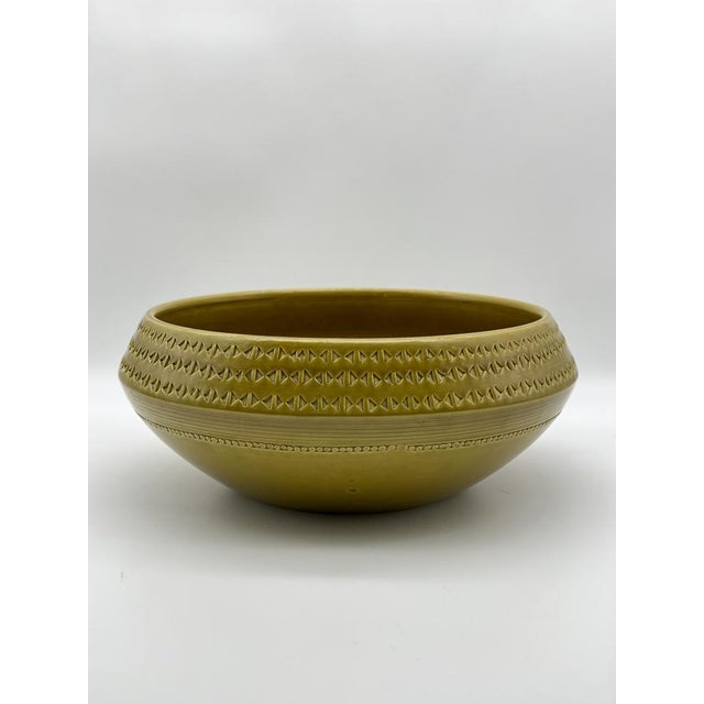 Large Vintage Bowl by Aldo Londi for Bitossi, 1950s For Sale - Image 9 of 9