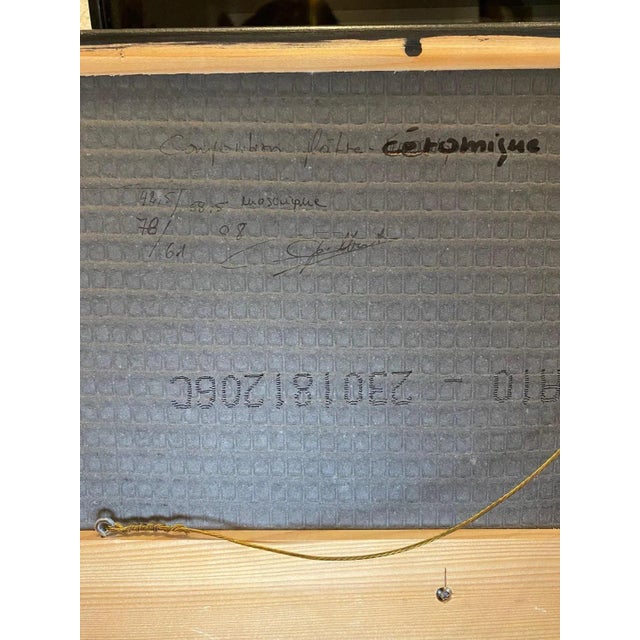 Gilbert Pauli, Black Mosaic No. 2, Mixed Media, 2008 For Sale - Image 7 of 9