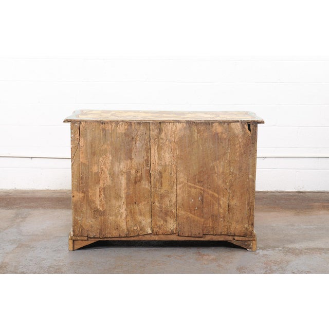 Wood 18th C Italian Lacca Povera Chest From Italy For Sale - Image 7 of 13
