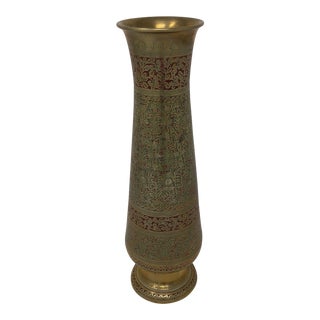 Vintage Used Brass Vessels And Vases Chairish