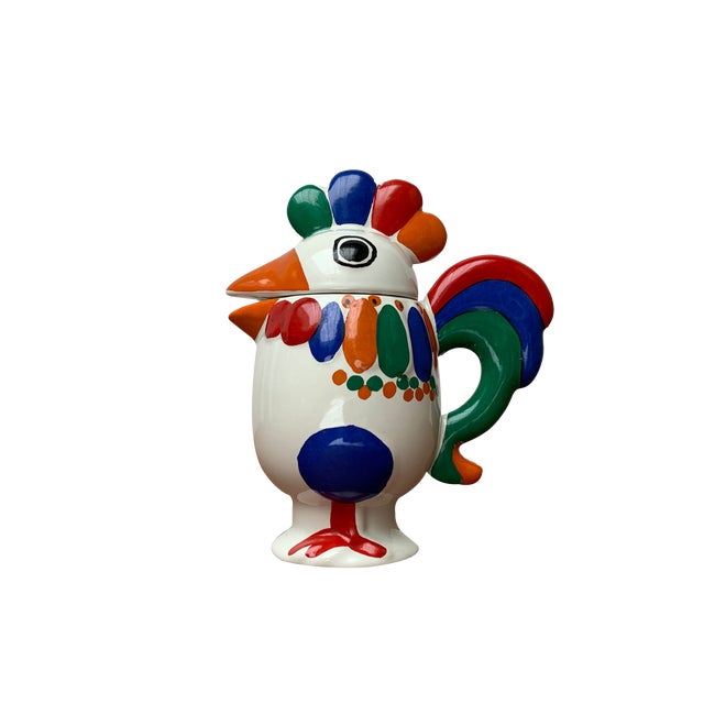 Vintage Ceramic Chicken Tea or Coffee Pot, 1970s For Sale