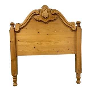 1980s Vintage Pine Twin Headboard For Sale