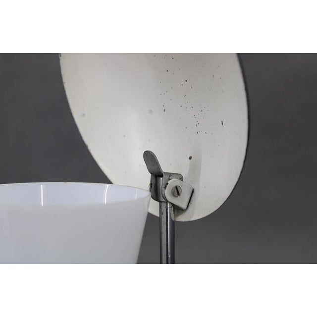 Art Deco Chrome and Opal Glass Table Lamp from Napako, Former Czechoslovakia, 1930s For Sale - Image 9 of 15