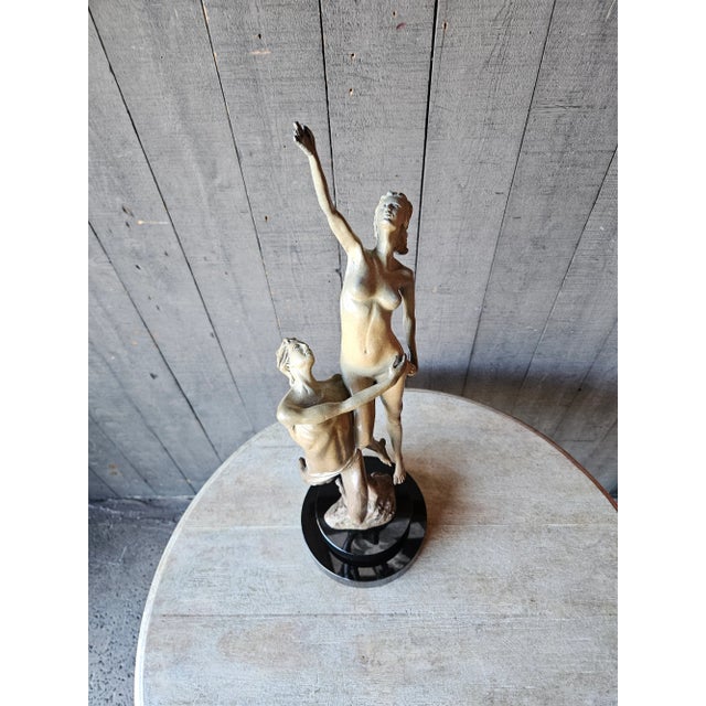 Tuan Nguyen "Destiny" Signed Sculpture on Marble 55/100 For Sale - Image 4 of 7