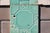 Art Deco Set of Seven Large Portuguese Glazed Tiles Mint Green & White Geometric Design c.1910s For Sale - Image 12 of 13