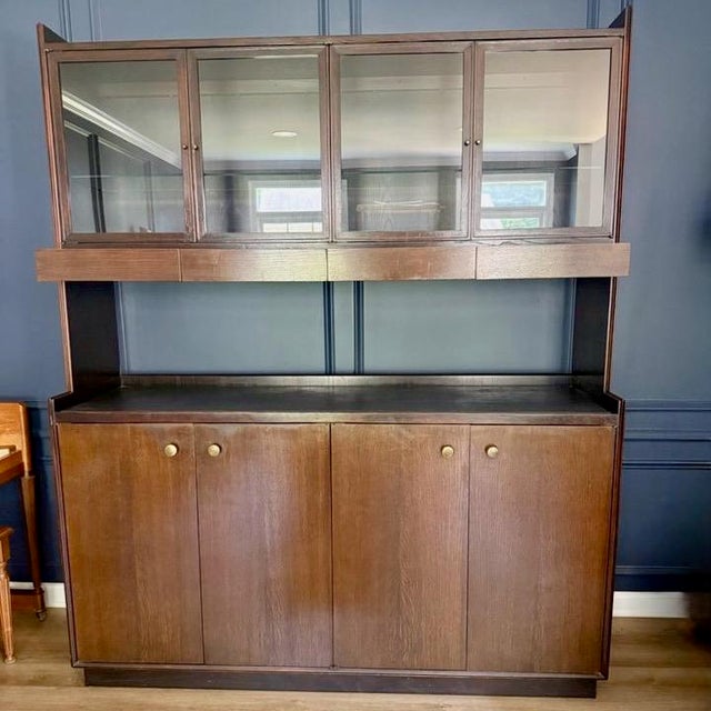 Mid-Century Modern Vintage Mid-Century Dunbar China Cabinet For Sale - Image 3 of 6