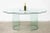 Oval Glass Table from Fiam, 1980s For Sale - Image 12 of 13