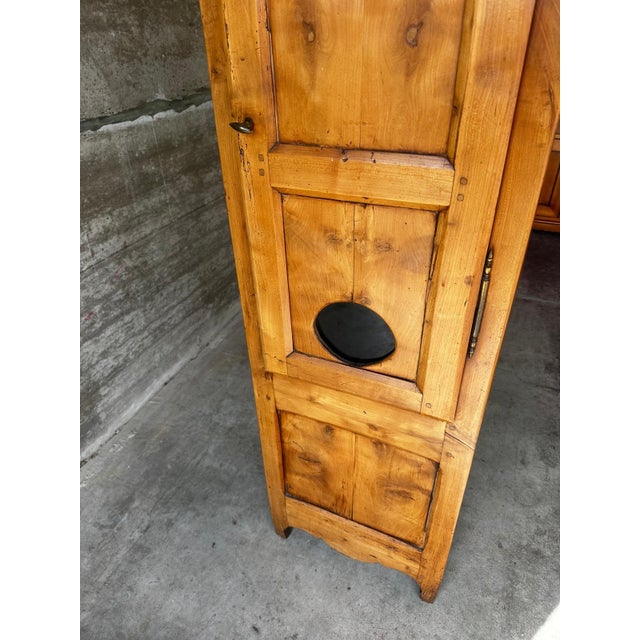 Antique Early 19th Century French Cherrywood Grandfather Clock Case For Sale - Image 15 of 18