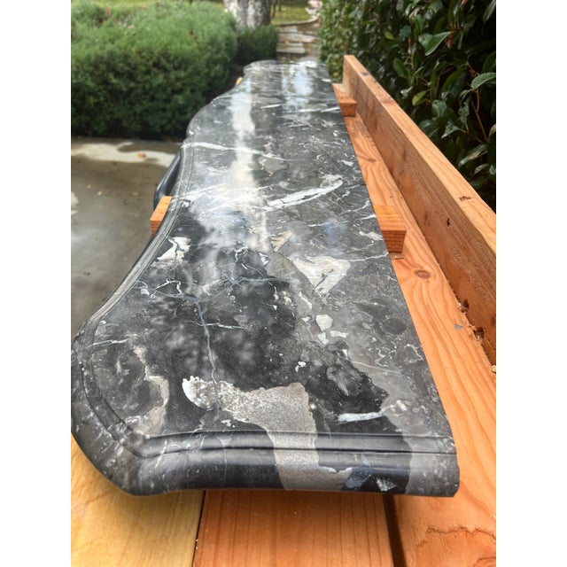 18th Century French Antique Louis XV Marble Fireplace Mantel For Sale - Image 13 of 13