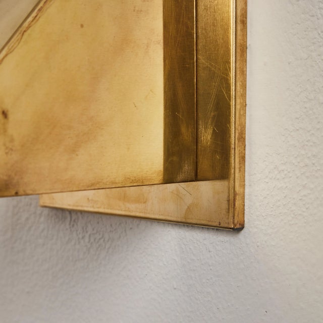 Jonas Bohlin 'Oxid' Raw Brass Outdoor Wall Lights for Örsjö - a Pair For Sale - Image 11 of 12