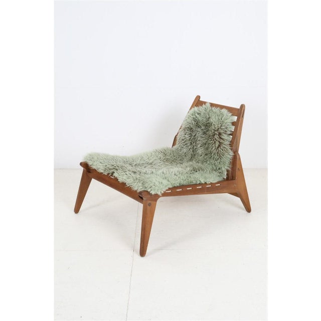 Mid-Century Hunting Chair by Heinz Heger for PGH Erzgebirgisches Kunsthandwerk Annaberg-Buchholz, 1960s For Sale - Image 17 of 18
