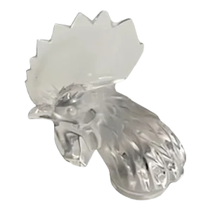 Lalique Tete De Coq Rooster Hood Ornament
